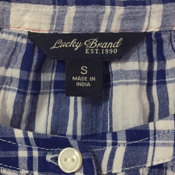 Lucky Brand Cotton Blouse - Picture 8 of 9